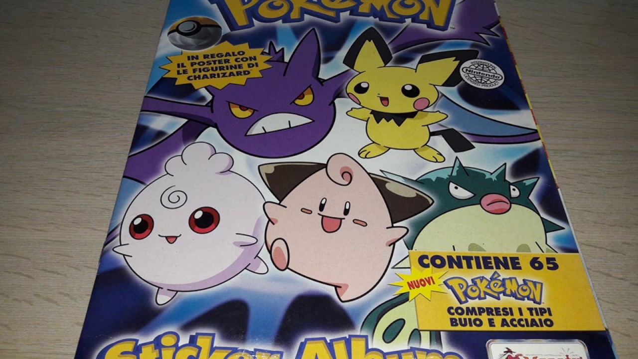 Merlin 2001 COMPLETE Pokemon 4 sticker album review.
