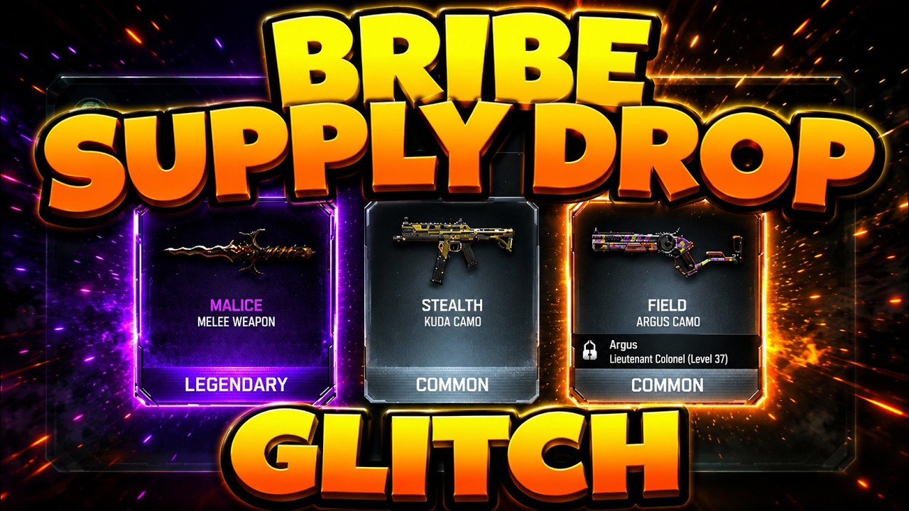 UNLIMITED BRIBE SUPPLY DROPS GLITCH! Black Ops 3 Glitches: SUPPLY DROP GLITCH (COD BO3 10 SECONDS)