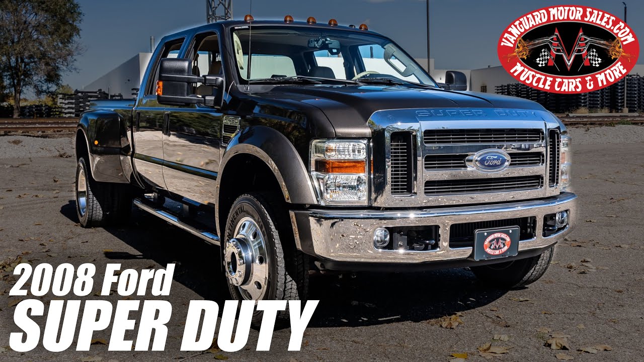 2008 Ford F450 Super Duty Lariat Crew Cab 4X4 For Sale Vanguard Motor Sales #7890