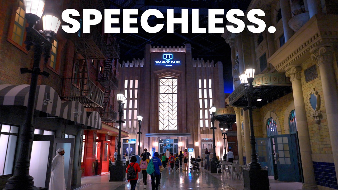 Our Day at One of the Worlds MOST IMMERSIVE Theme Parks, Warner Bros. World Abu Dhabi!