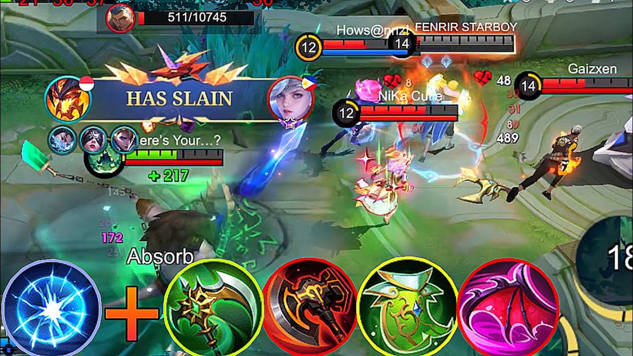 THAMUZ GAMEPLAY THAMUZ CARRY GAME  SOLO RANKED MOBILELEGENDS 🔥🔥