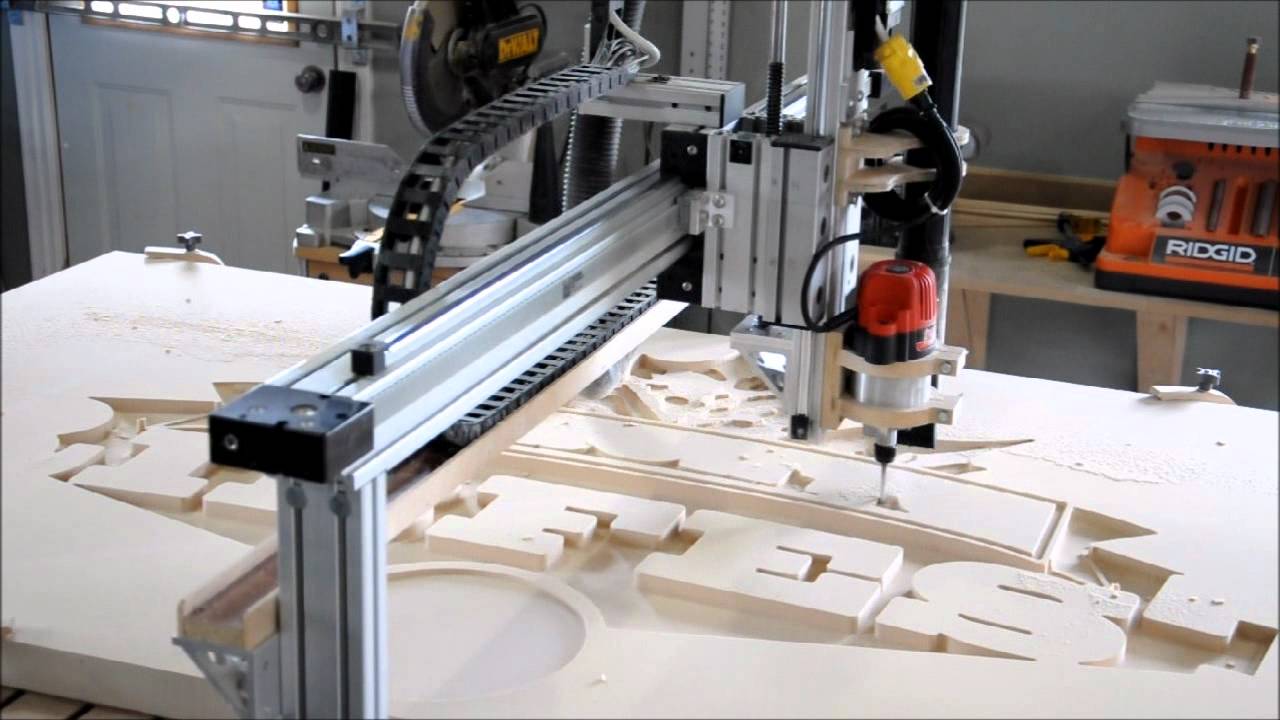 Midnight Robotics DIY CNC Carving the Toronto Ribfest Sign