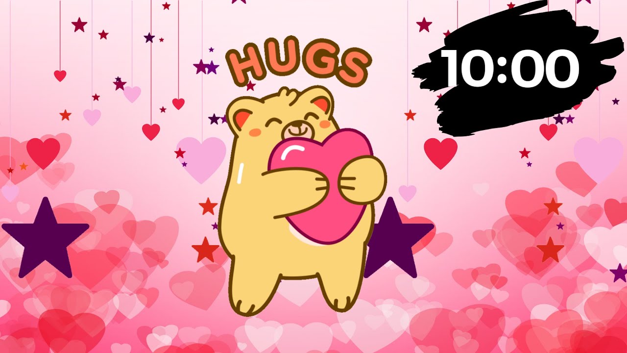 Valentine's Day 10 Minute Timer with Music| Valentine's Day Countdown Timer| Classroom Timer