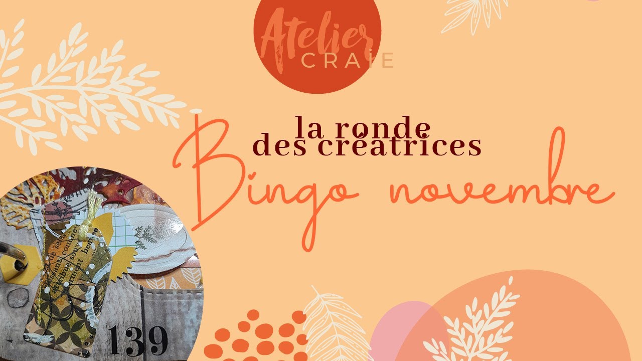 LA RONDE DES CRÉATRICES l BINGO NOVEMBRE