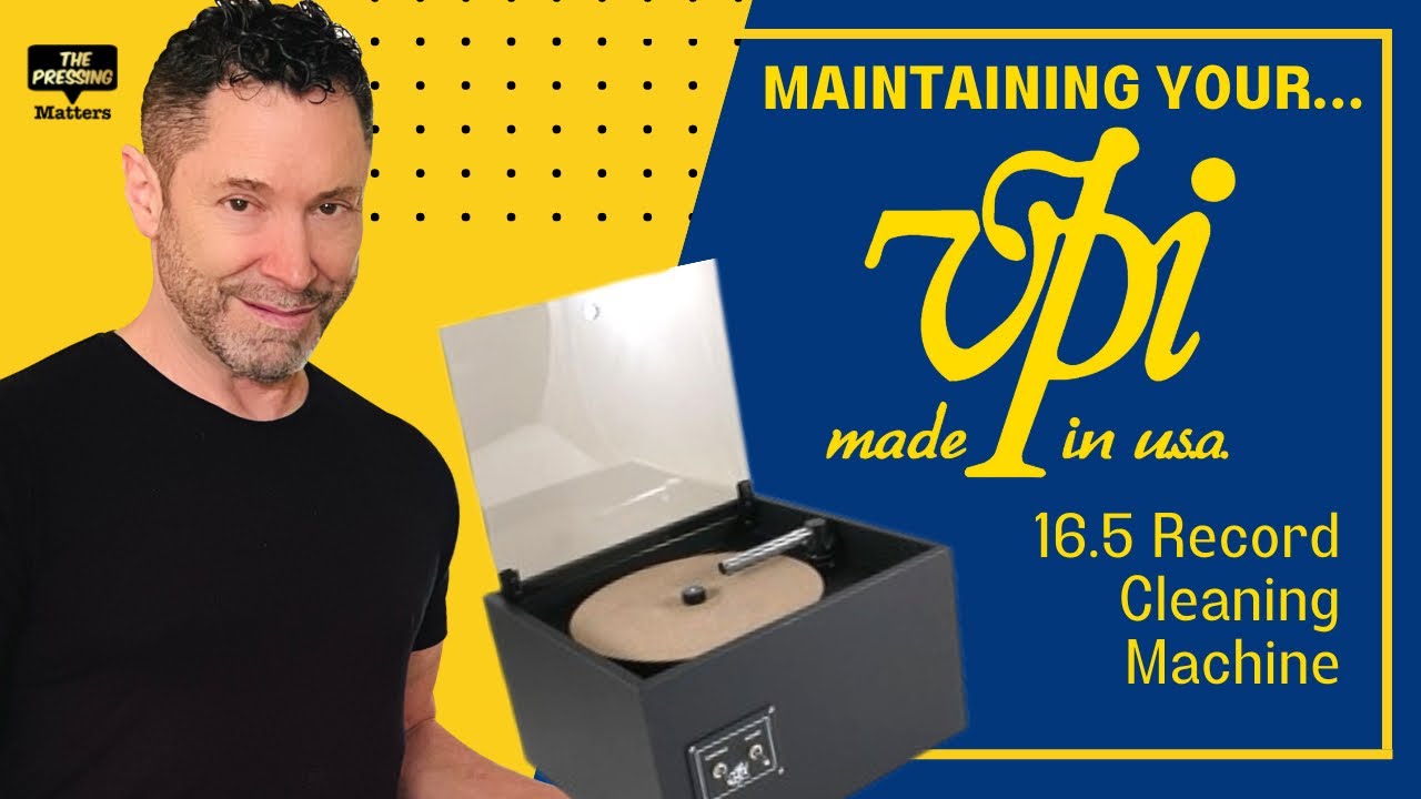 VPI 16.5 Record Cleaning Machine - Performing a general inspection and updating components.