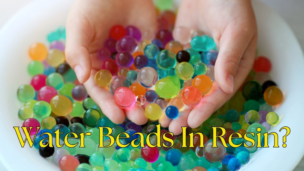 292|Transforming Water Beads in Resin: Flower Shape Creation