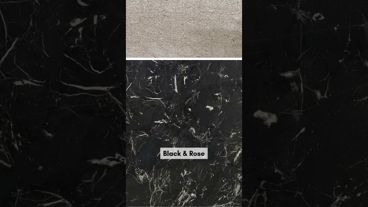 Which Luxury Marble Defines Your Space? 🤔✨ De-Martino, Versace Grey, Black & Rose or Aquatic Grey?
