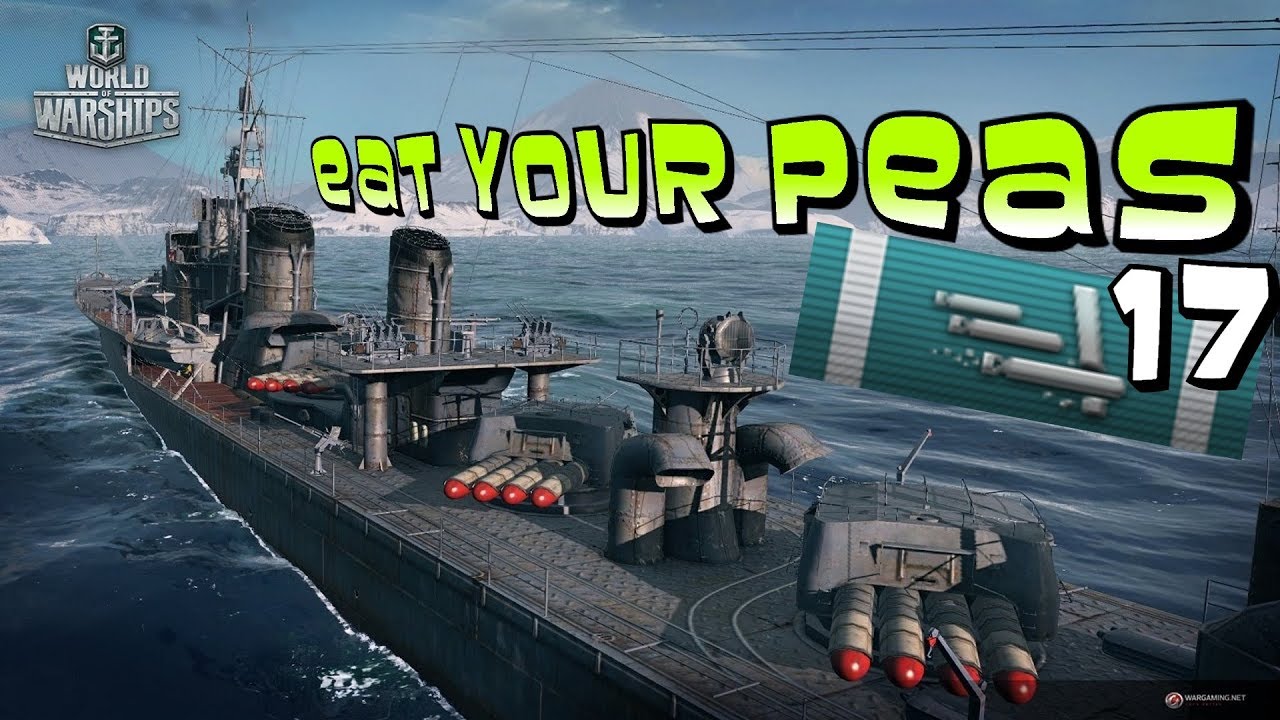Shimakaze - Eat your Peas 17 Torpedo Hits || World of Warships