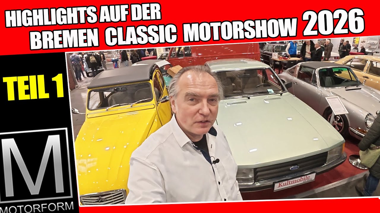 Die Highlights von der Bremen Classic Motorshow 2026 - ein Rundgang