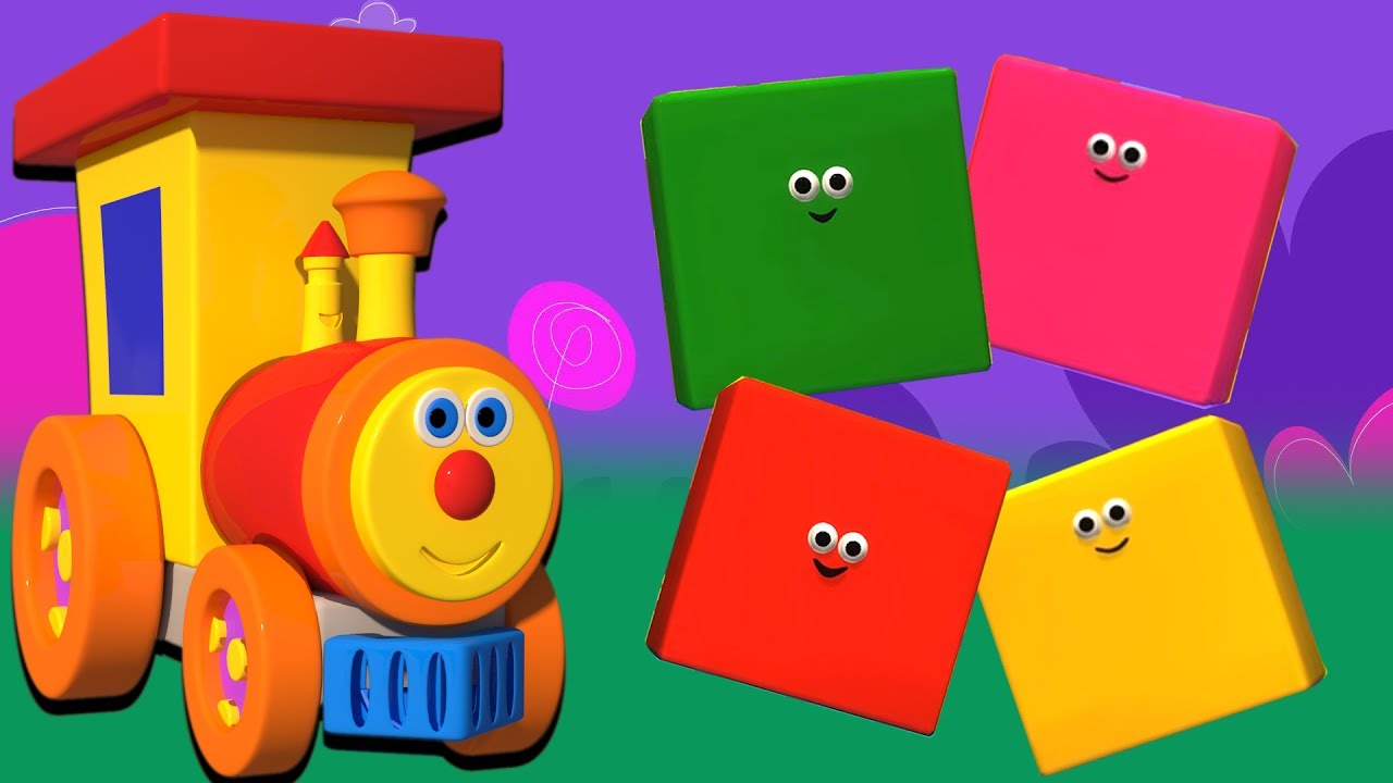 Ben Trem e Cores | Cores para crianças | Ben Train In Portuguese | Learn Colors | Ben Color Train