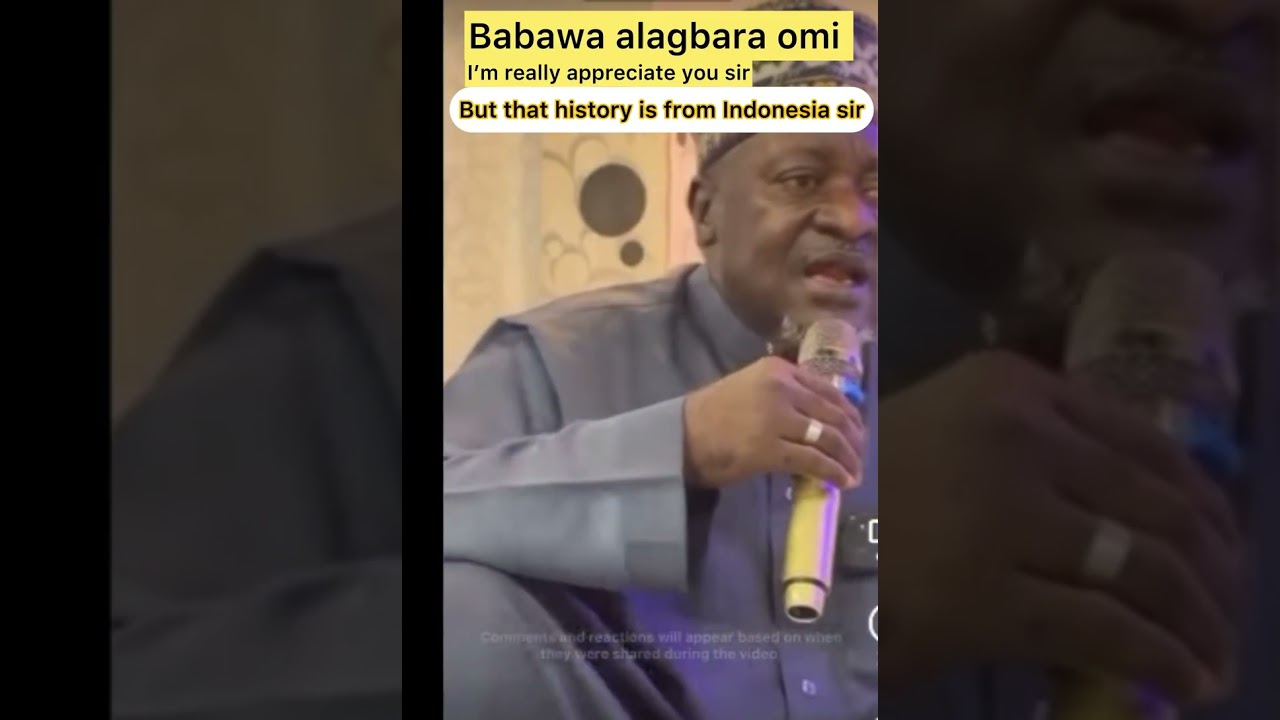 Babawa agba alagbara omi for Saboyaro 