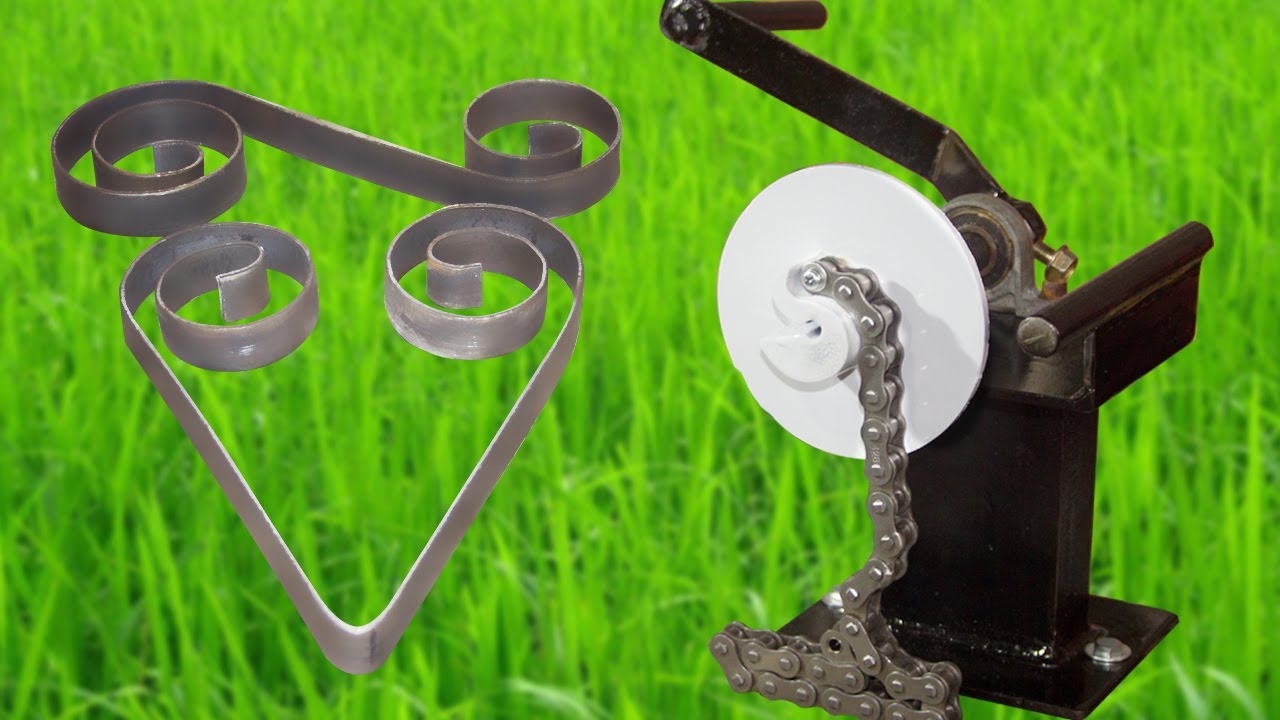 DIY Scroll Bender Using Motorcycle Chain