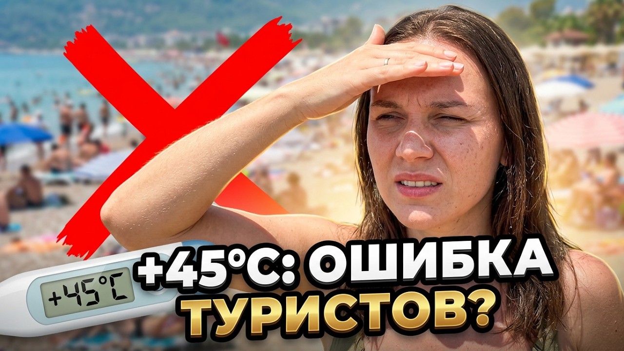 ТУРЦИЯ В АВГУСТЕ 2026 🥵 Главная Ошибка Туристов 🇹🇷  Стоит ли ехать в пик сезона? #turkey