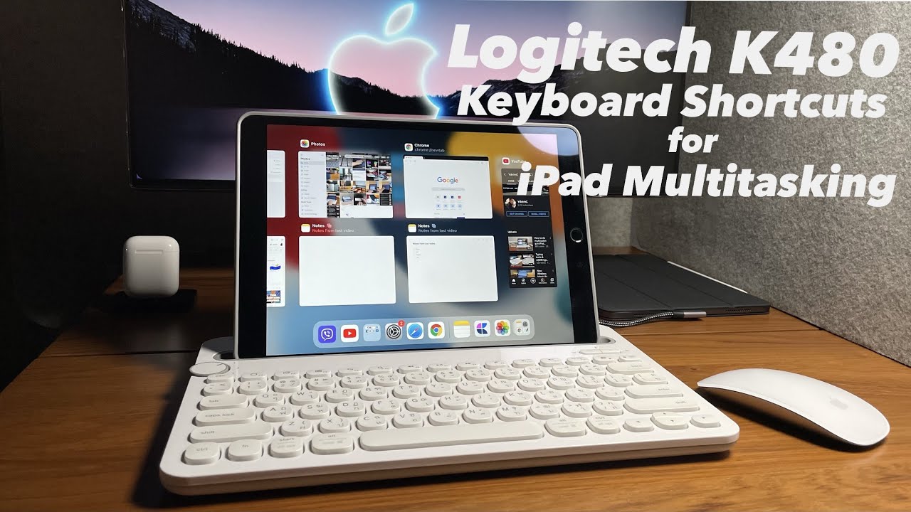 iPad Multitasking Keyboard Shortcuts on Logitech K480! iPadOS 15
