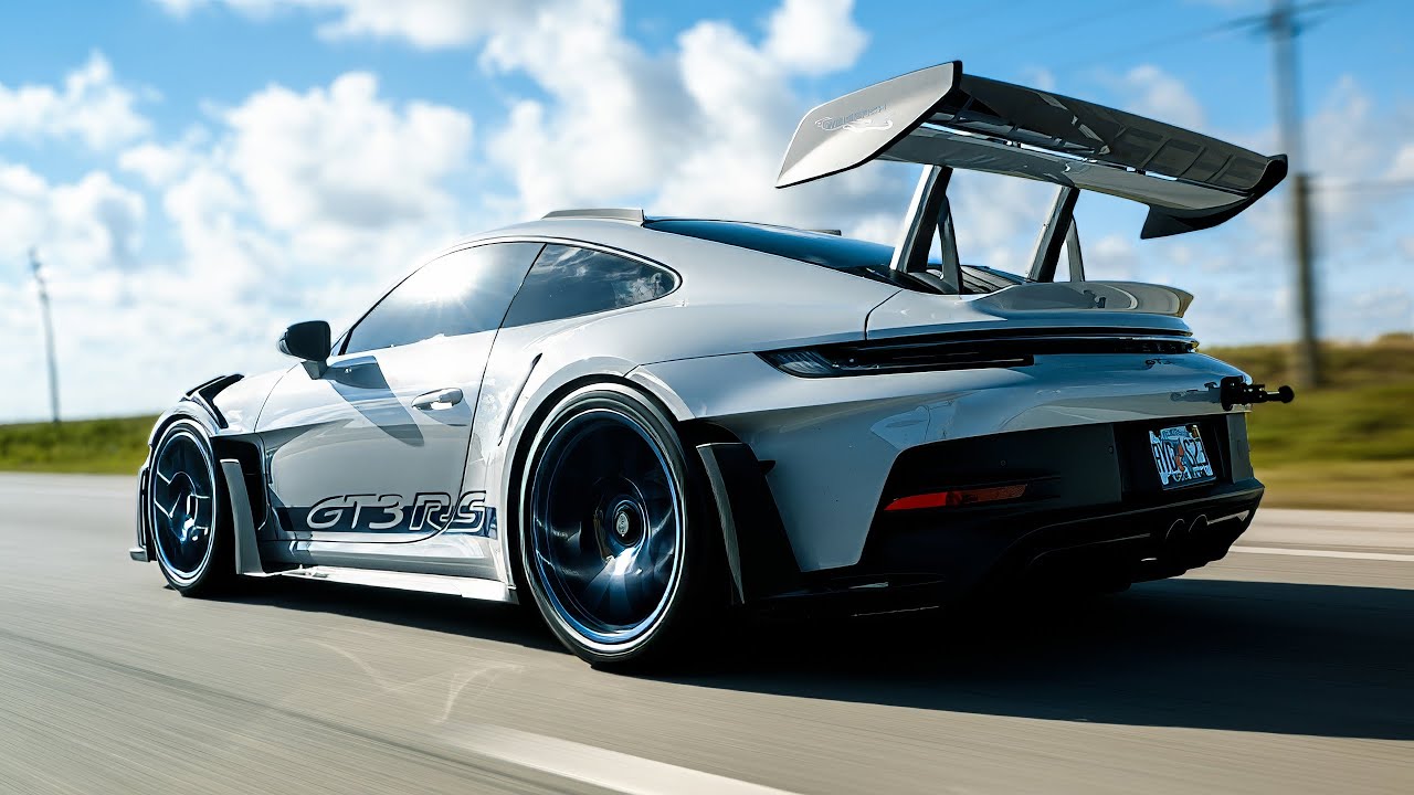 1 Hour | Porsche 992 GT3RS Exhaust and Driving | 4K