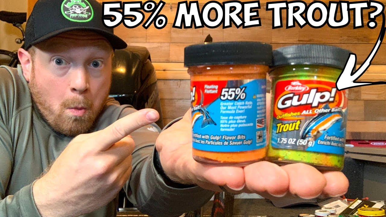 Советы и обзор по ловле форели на приманку GULP Trout Powerbait (ЛОВИТ ЛИ ОНА НА 55% БОЛЬШЕ ФОРЕЛ...