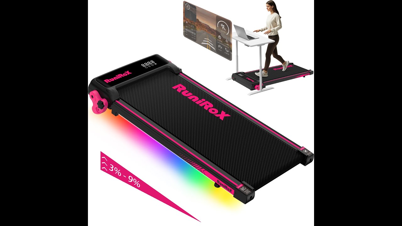 RuniRoX treadmill, the perfect combination of powerful performance and stylish appearance.
