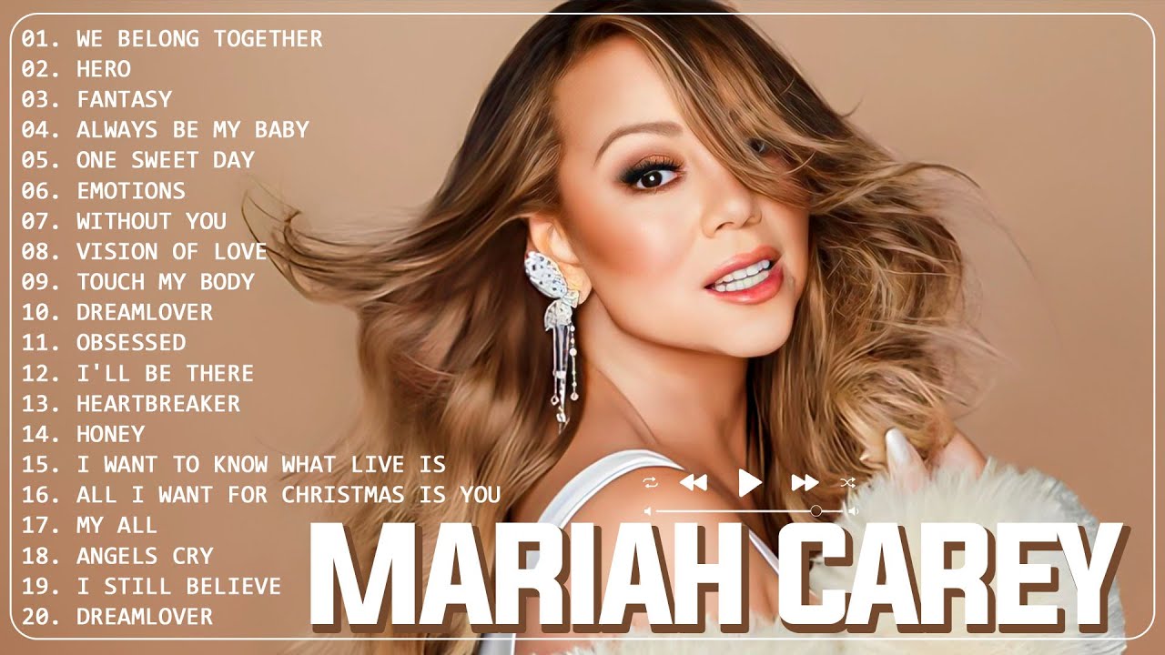 Mariah Carey Greatest Hits Full Playlist - Best Songs Of Mariah Carey Collection - RnB Songs