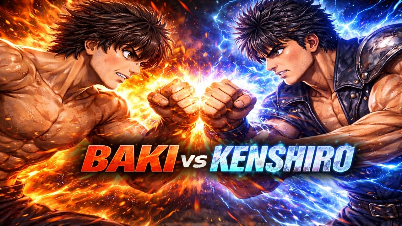 MUGEN - BAKI HANMA vs KENSHIRO (DREAM MATCH & an Epic Fight!!!) (Rematch)