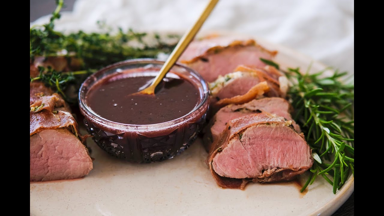 Dinner Recipe: Sous Vide Prosciutto Wrapped Pork tenderloin By Everyday Gourmet with Blakely