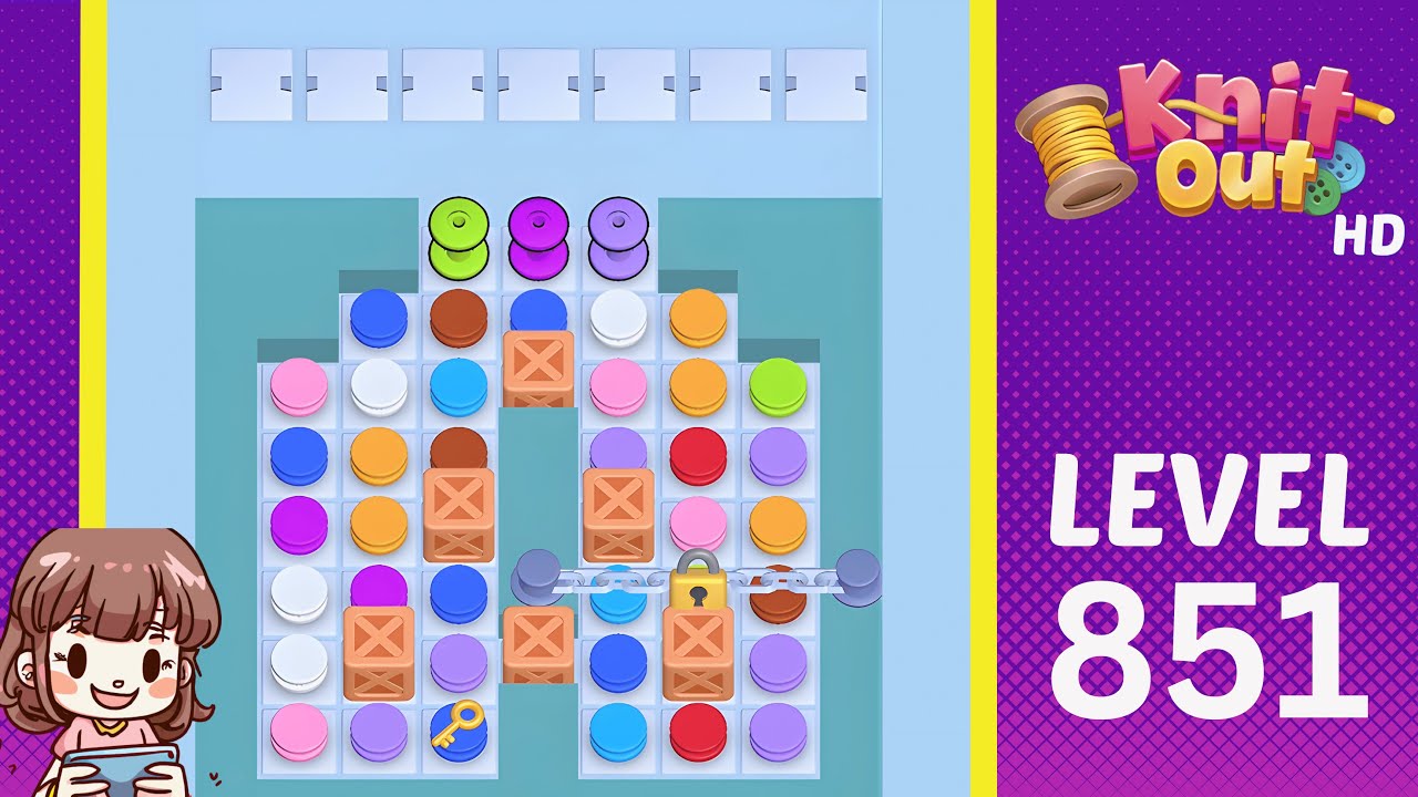 Knit Out Level 851 Solution Walkthrough
