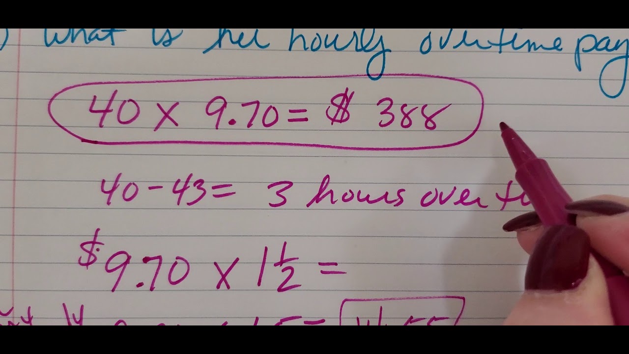Pay Periods and Hourly Rates Financial Algebra
