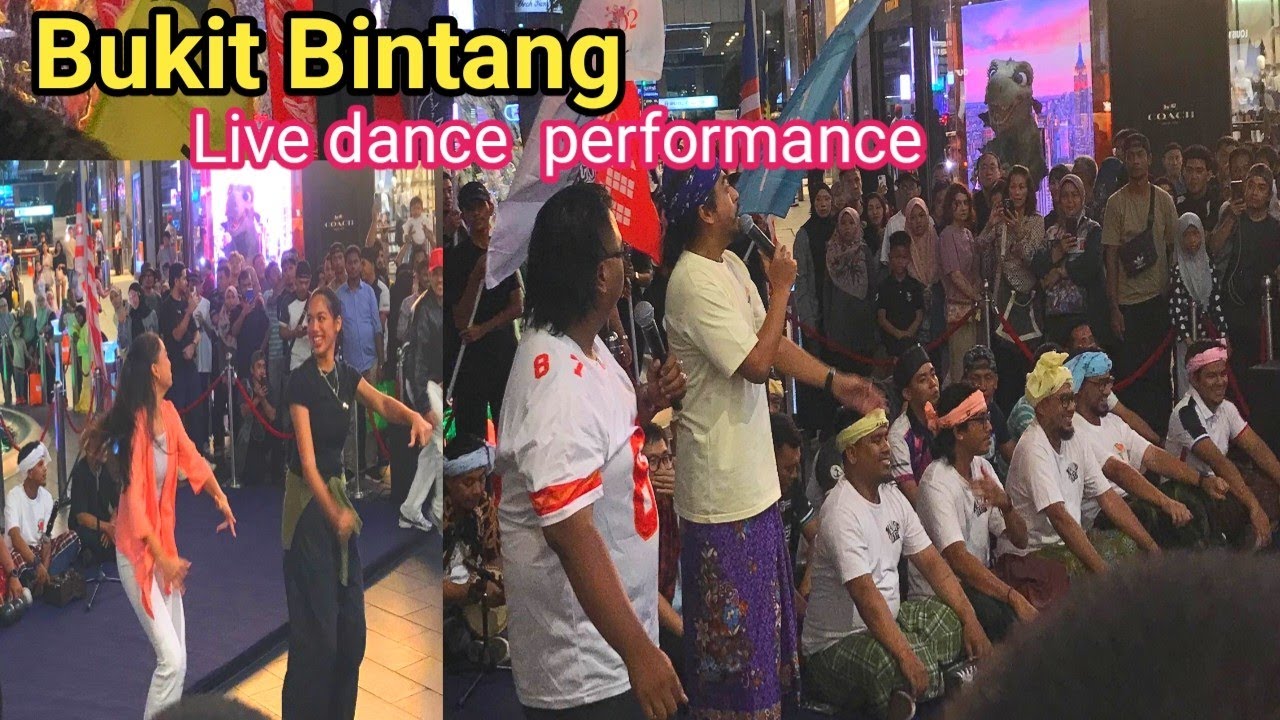 Bukit Bintang People Live dance performance [4k HDR]🇲🇾