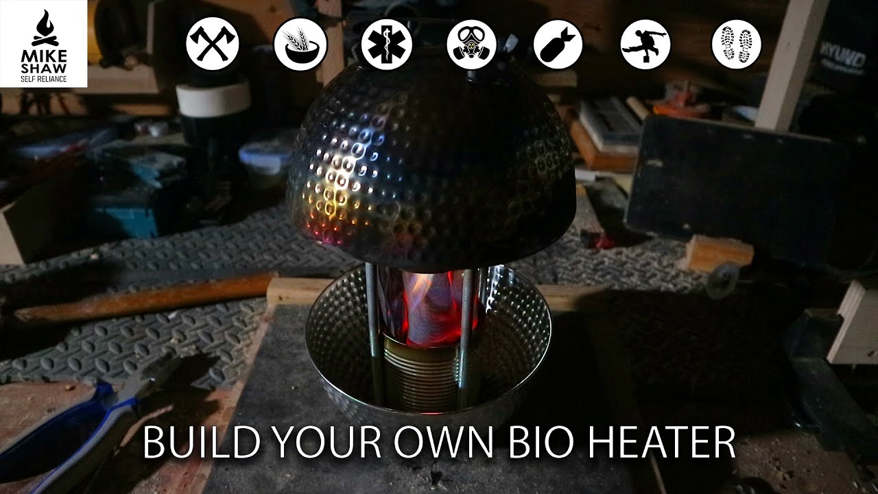 #16: How to build your own Bio Ethanol heater, Cheap, Fast, Smokeless
