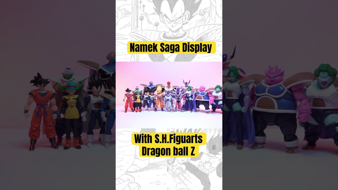Building a Namek Saga display with S.H.FIGUARTS DRAGON BALL Figures #shfiguarts #dragonballz #anime