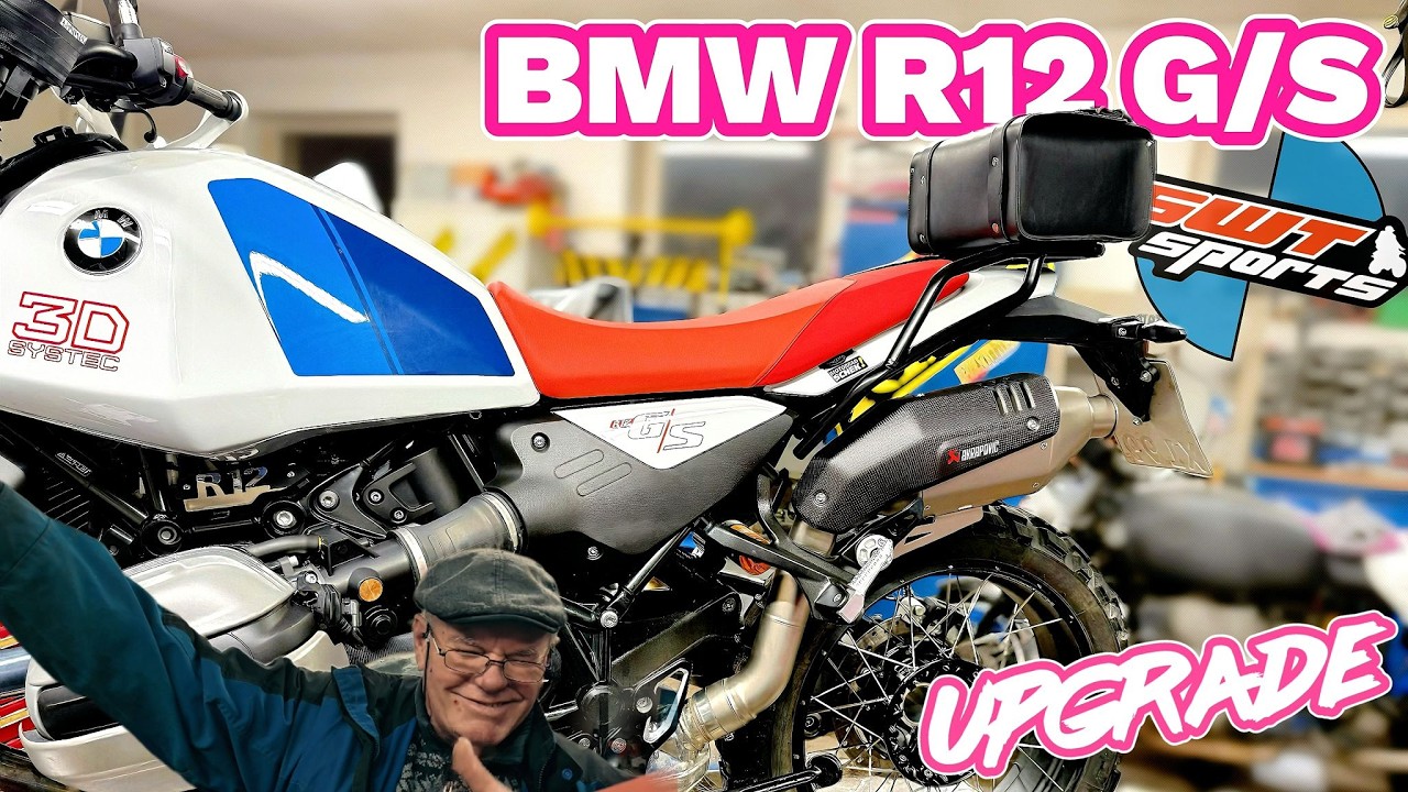BMW R12 GS 🏍️ Akrapovic Auspuff Umbau 🔥 Unit Garage Soundcheck 🎧 & Zubehör | SWT-Sports