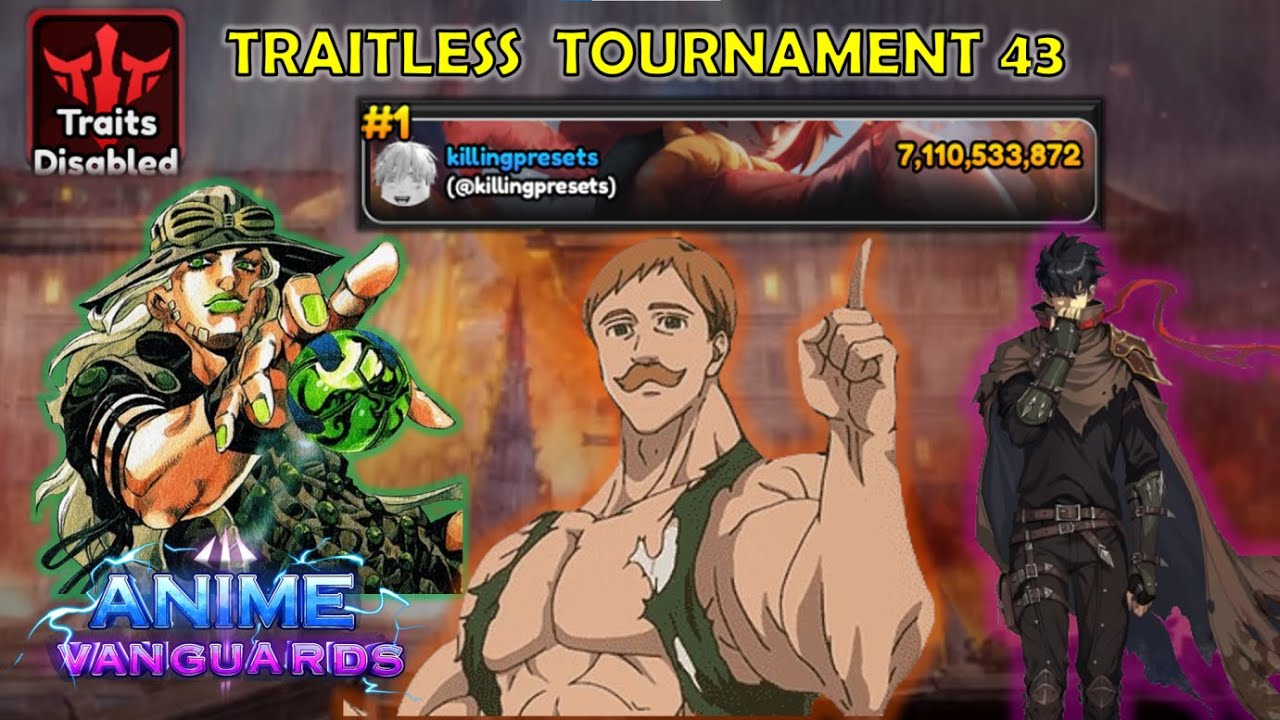 [Traitless] 7.11B+ Dmg Inital Strat | Anime Vanguards Tournament 43