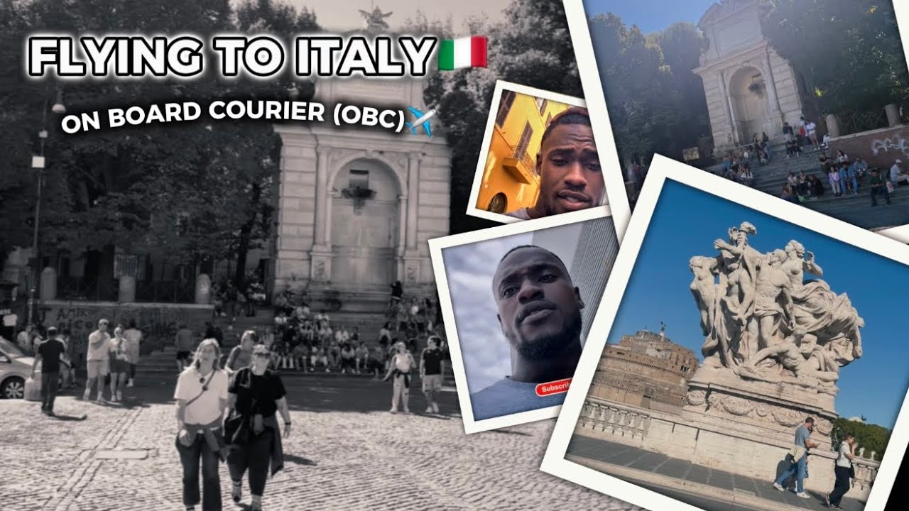 Traveling To Rome Italy🇮🇹 As An On Board Courier #grandislogistics #courierlife #travel #travelvlog 