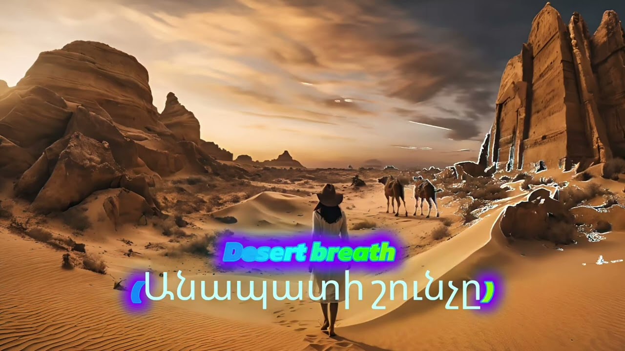 V.S.  Desert breath (Անապատի շունչը) cover - author V.S. _ created by Al 