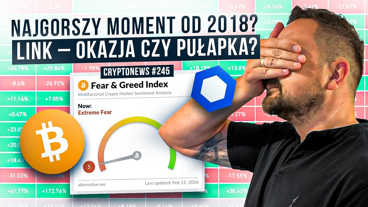 Najgorszy Moment Krypto Od 2018? Twarde Dane + LINK