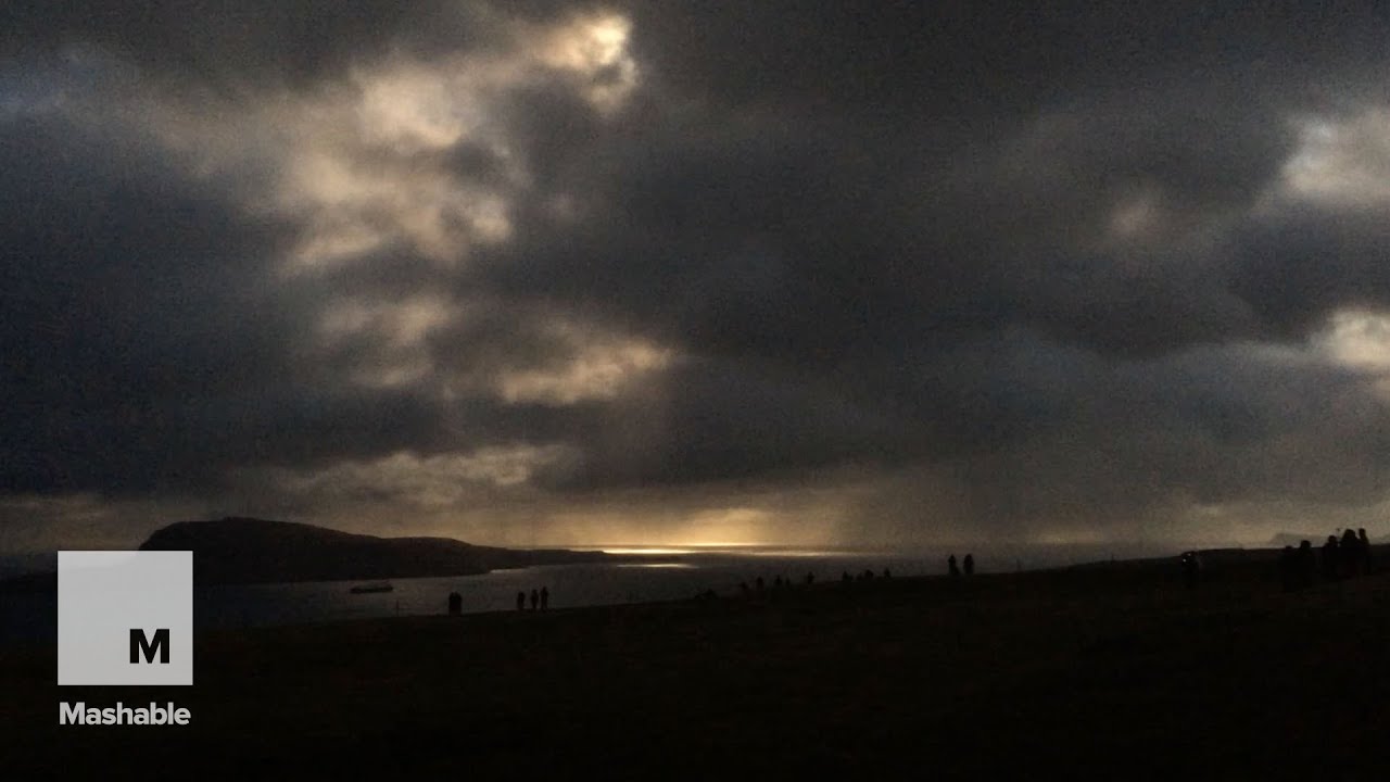 A timelapse of the total solar eclipse from the Faroe Islands | Mashable