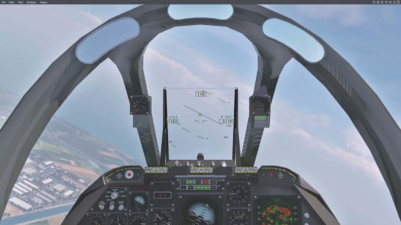 A10 Warthog departing Sendai Japan X Plane 12