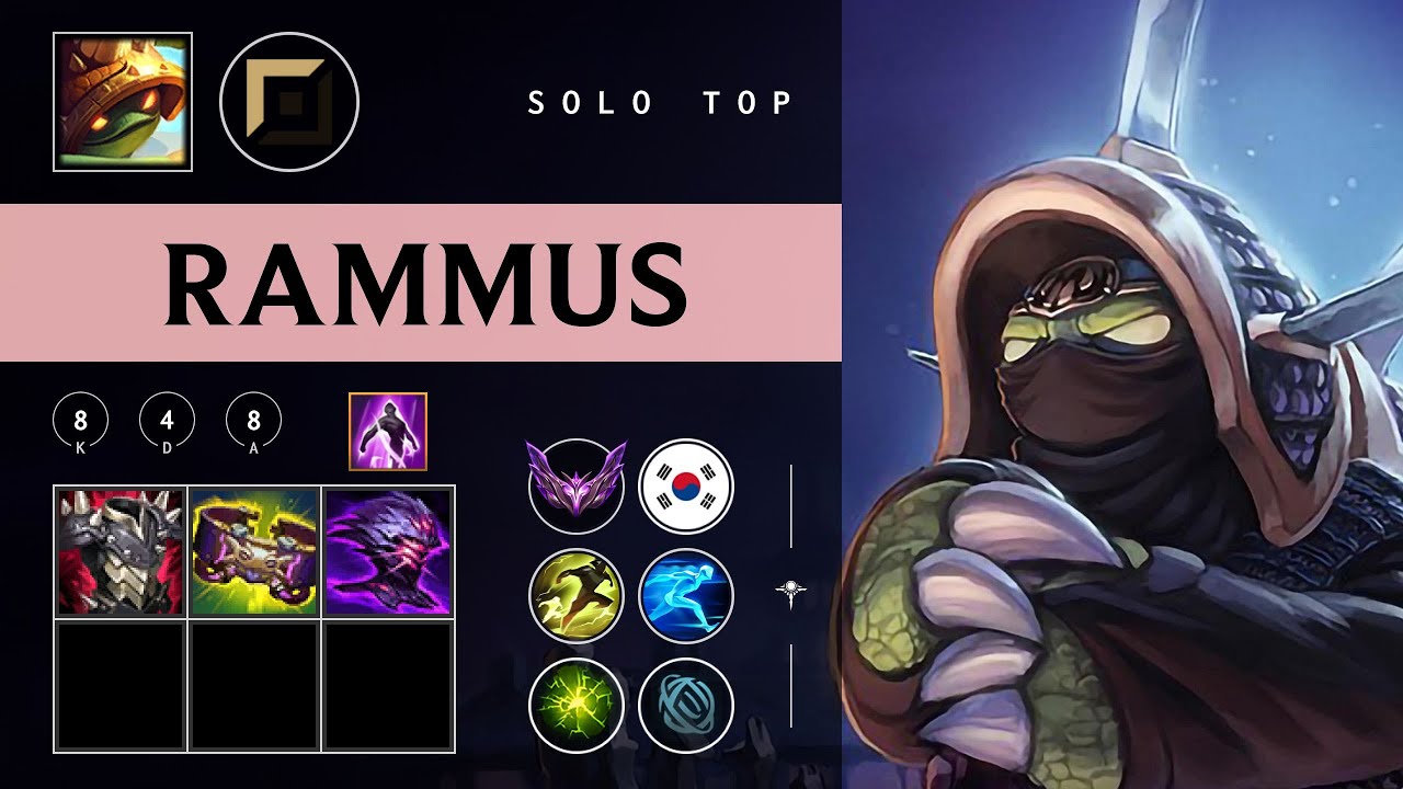 Rammus Top vs Ryze - KR Master Patch 26.02