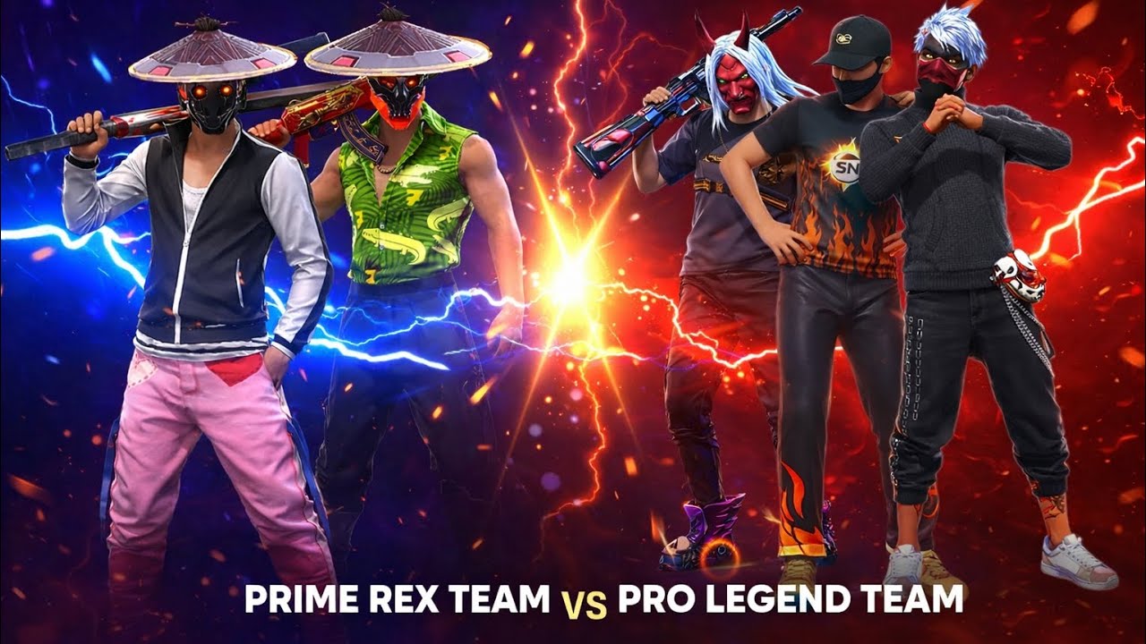 PRIME REX DUO vs PRO LEGEND TEAM 🔥 Full Match Gameplay | Intense Battle | #freefire #freefiremax 