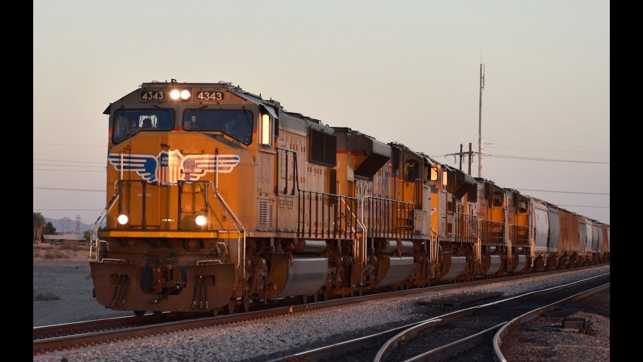Desert Railfanning: Union Pacific in Niland, CA