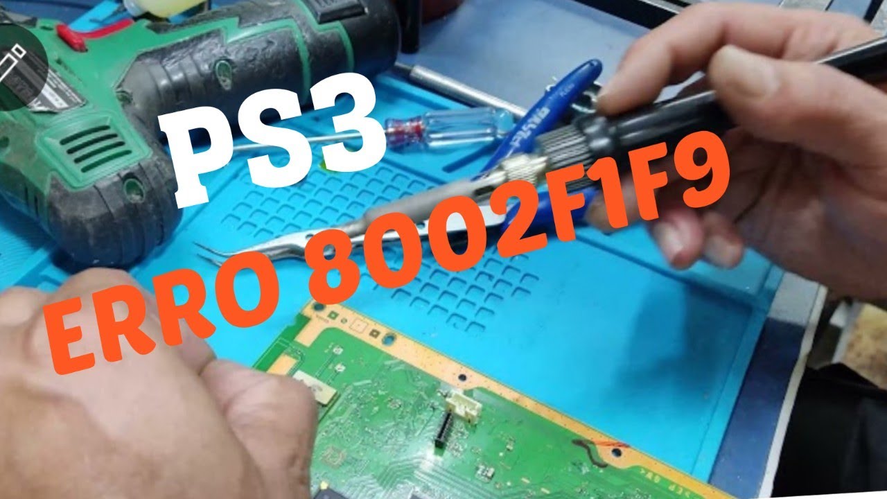 ERRO 8002F1F9 TROCANDO CI CONTROLADOR!! (PS3)