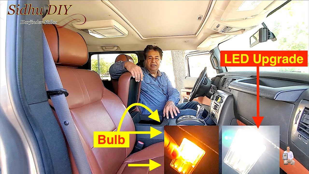 How To Replace | Upgrade HUMMER H2 Center Console Light to LED Light Bulb | H2 LED Upgrade