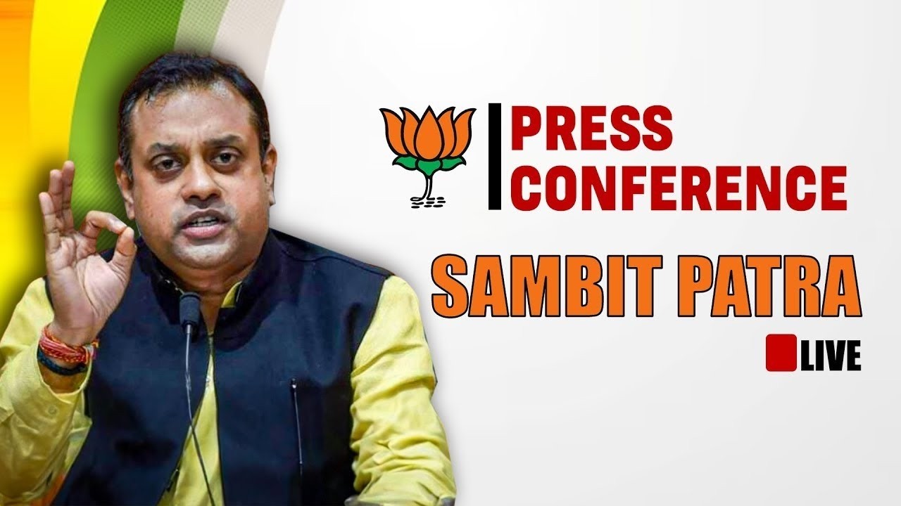 BJP Leader and MP Sambit Patra holds press conference |Congress |Gandhi Family |Pt. Nehru |INC