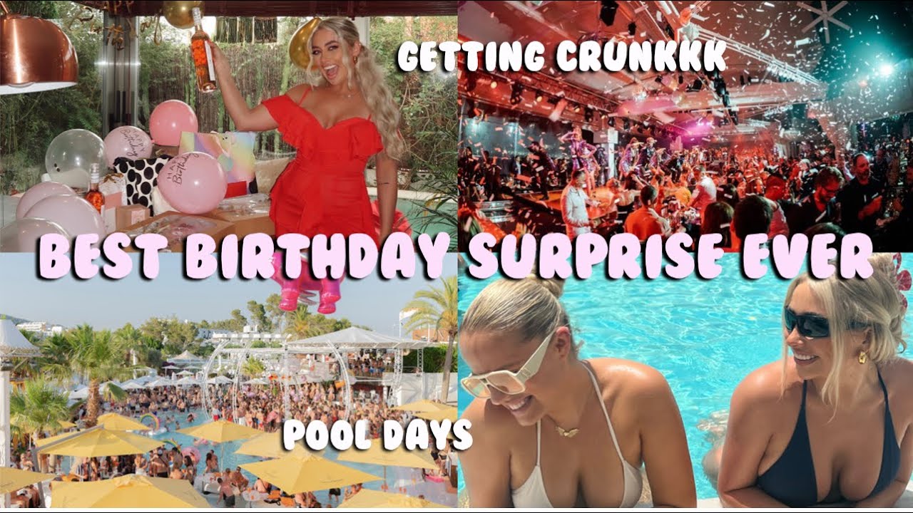 Pre birthday surprises! Partying in ibiza for my birthday! Ocean beach, lios & too much dancing
