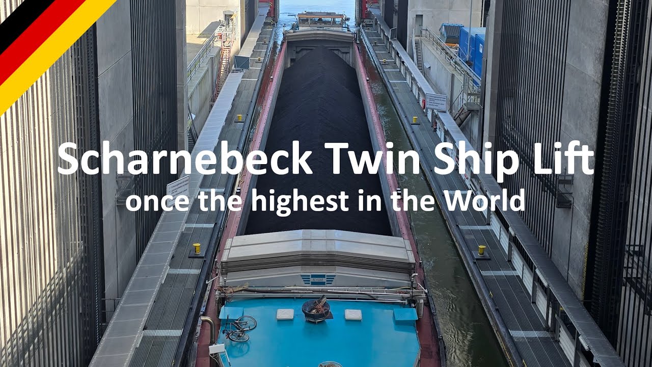 Schiffshebewerk L&uuml;neburg / Scharnebeck - Twin Ship Lift once the highest in the World