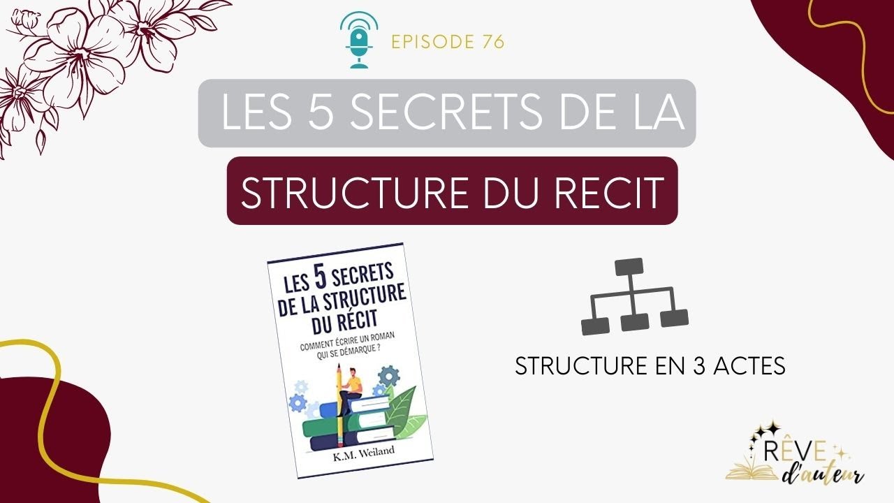 76: Les 5 SECRETS de la STRUCTURE du RECIT - K.M. Weiland