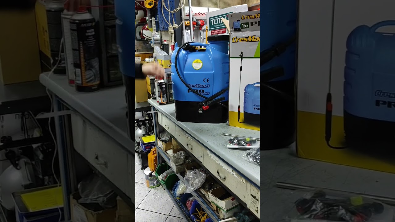 Παρουσίαση ψεκαστήρας CRESMAN PRO16 MD.