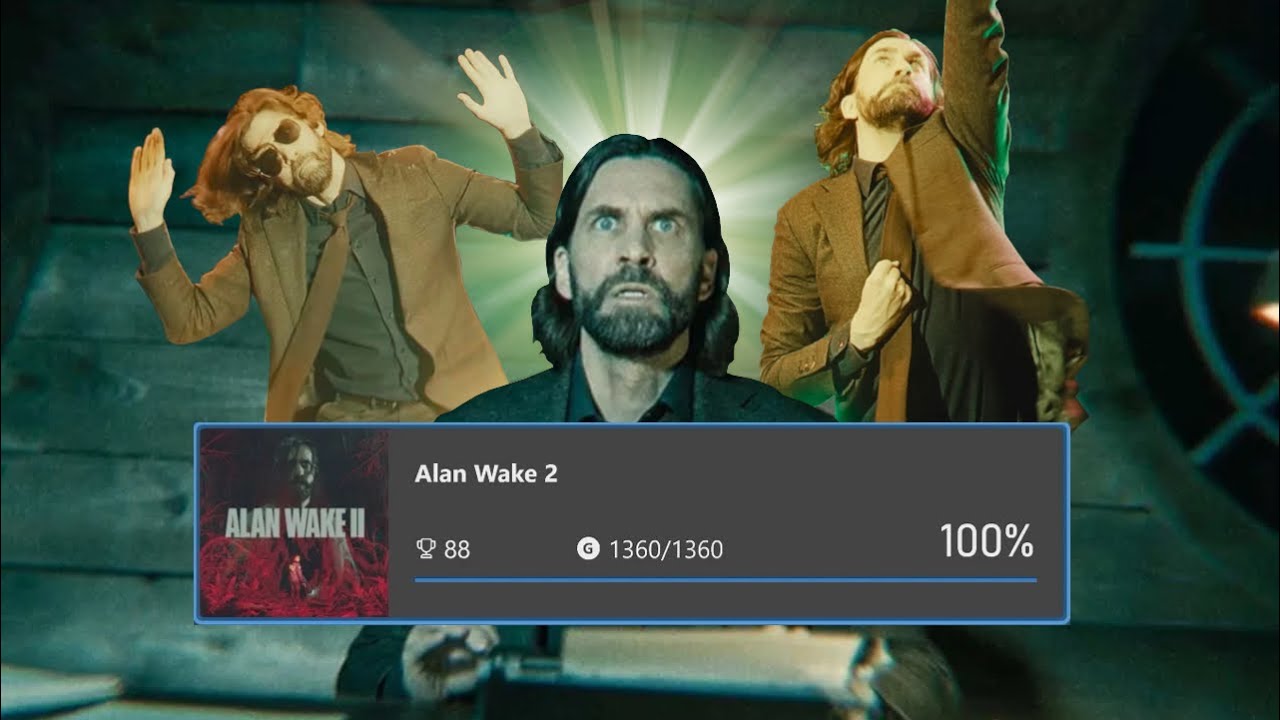 Я разблокировал все достижения в Alan Wake 2...