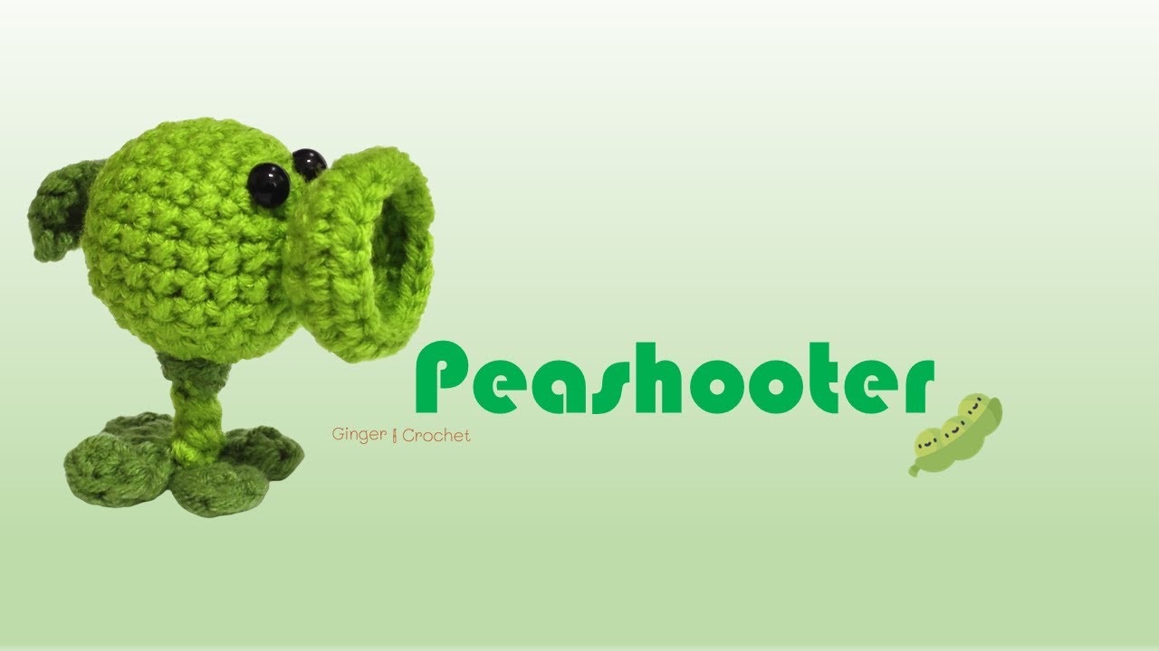 Step-by-Step Crochet Tutorial: Plants vs Zombies Peashooter for Beginners