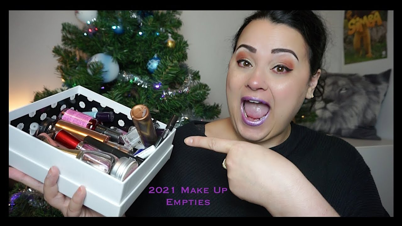 One Year Of Make Up Empties - 2021 // End of the year empties