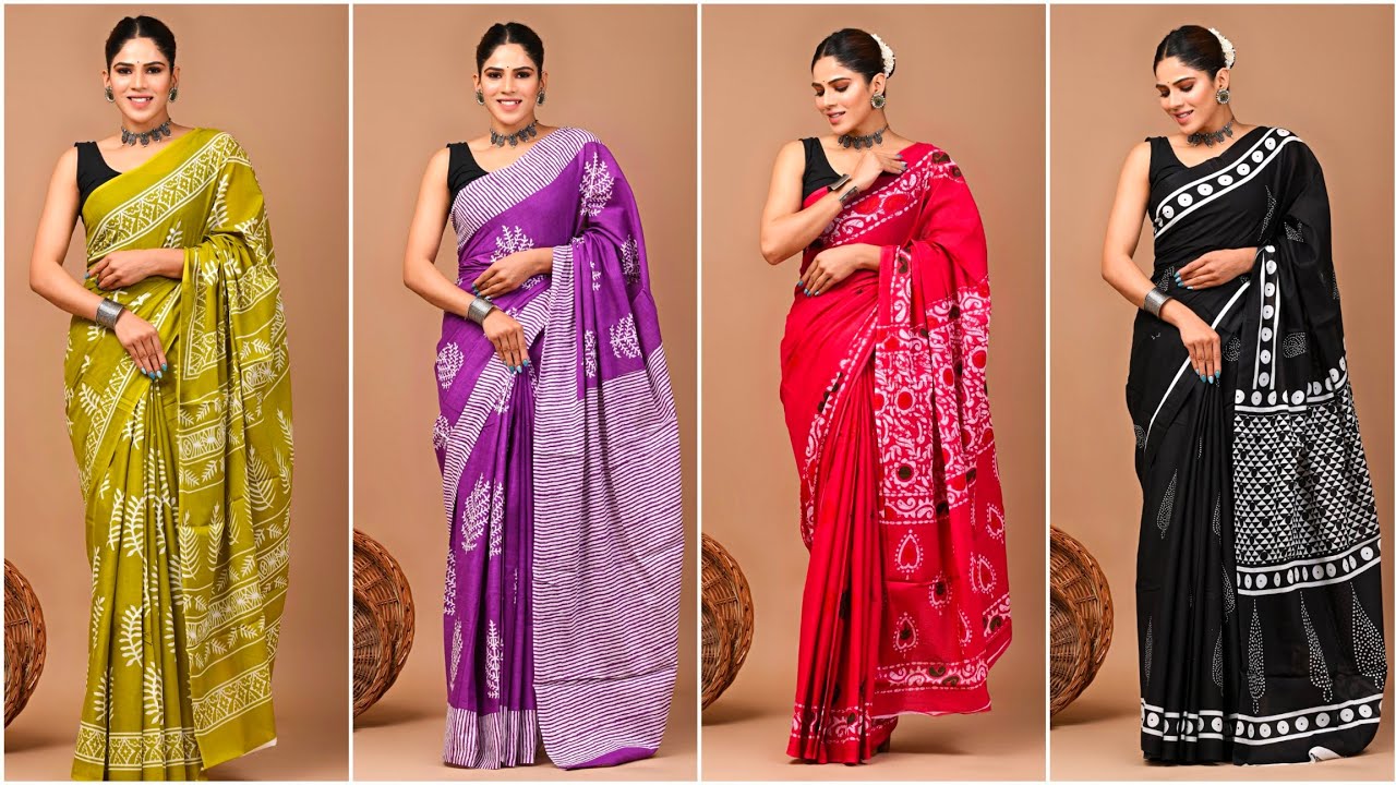New Collection Mulmul Cotton Sarees | Soft Cotton Sarees For Office Wear #shopnow 